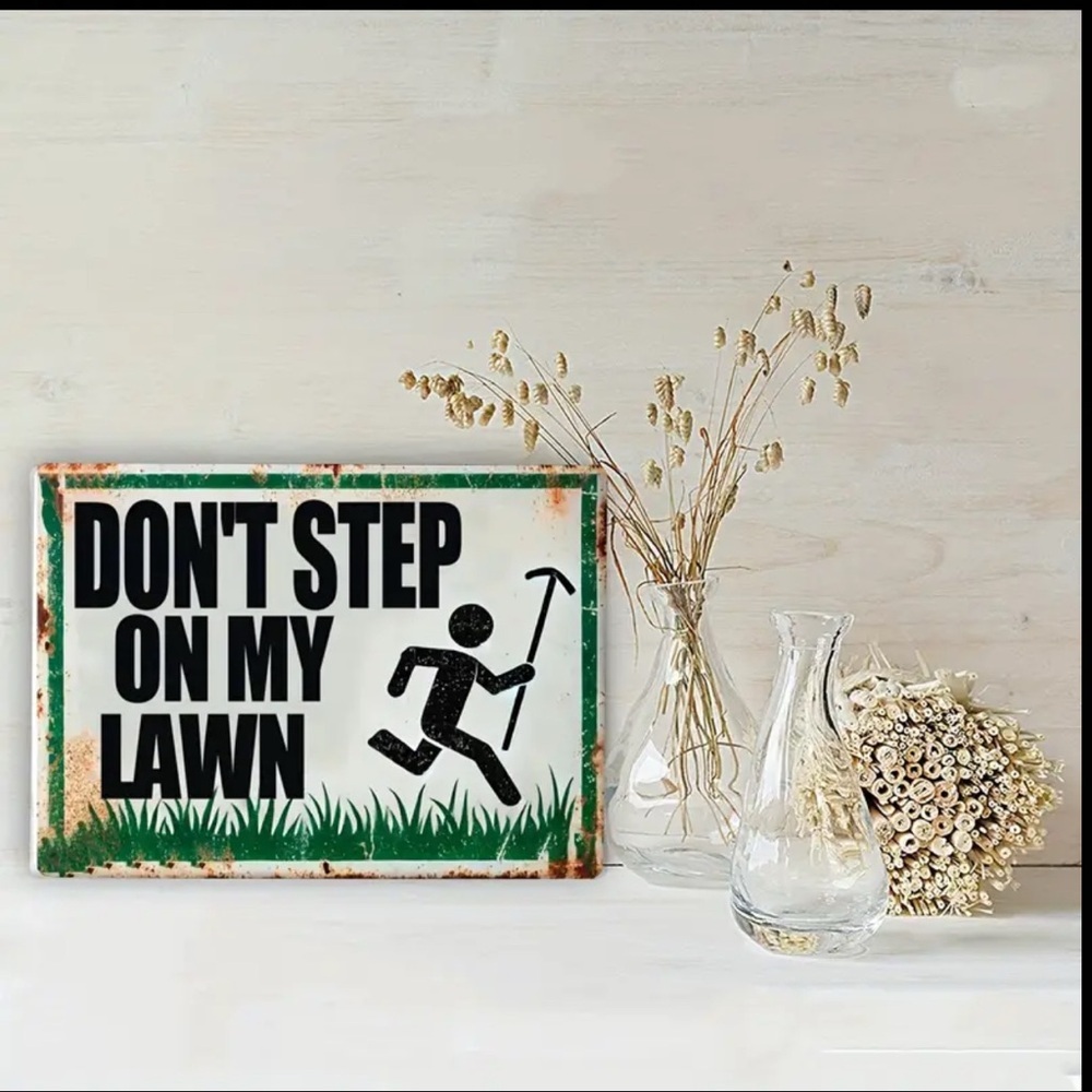Vintage Style Lawn Sign